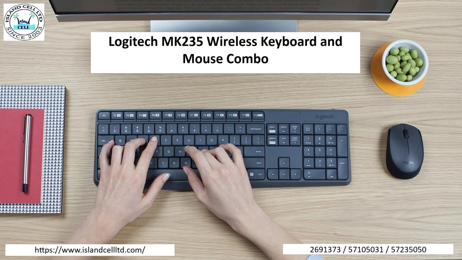 Logitech MK235 Wireless Keyboard and Mouse Combo